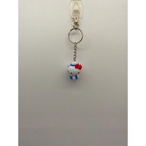 Upcycled Sanrio Hello Kitty Key Chain: Vintage Toy Charm for Purses & Bags